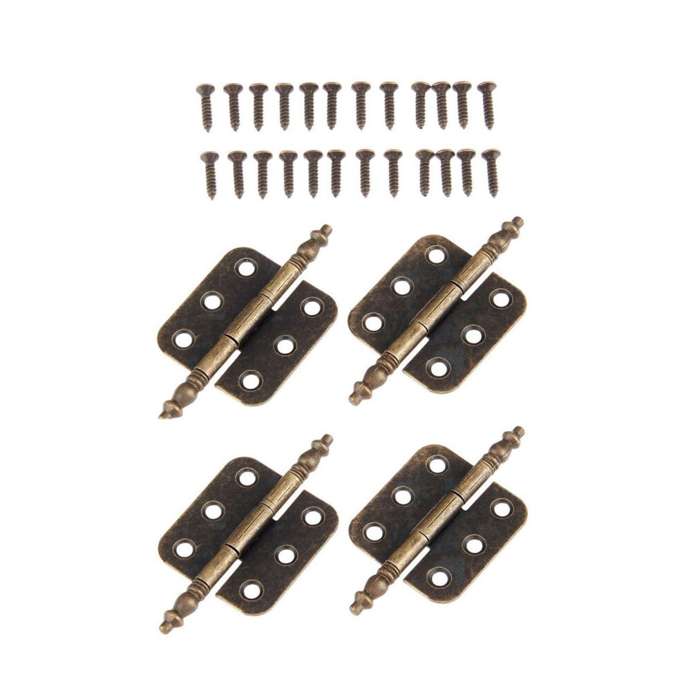 70 X 35Mm Stainless Steel Cabinet Hinges With Screws, Antique Bronze Butt Hinges For Furniture Doors 9455672880015