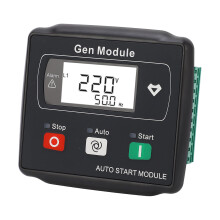 Generator Auto Start Controller with LCD Display, Genset Control Module for Engine 15‑360V