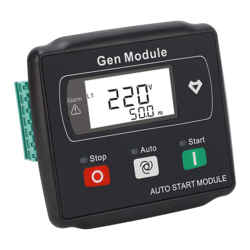 Generator Control Panel LCD Genset Controller, RealTime Display, Programmable Input, 8‑35V DC 2