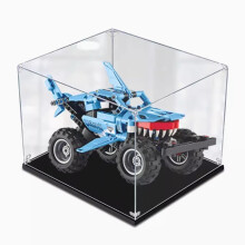 Acrylic Clear Dustproof UVResistant Display Case Showcase for 42134 Megalodon Truck