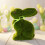 Easter Rabbit Figurine Decoration Realistic Grass Rabbit 4