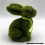Easter Rabbit Figurine Decoration Realistic Grass Rabbit 6