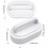 2Pieces Cleaning Brush with Soft Scrub Pad Bath Pool Scrubber 3
