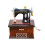 Retro Music Box,Hand Crank Sewing Machine Shape Mechanism Wind 1