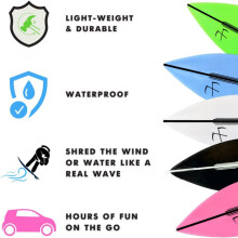 Mini Finger Surfboard Toys 120x38x2mm, 4 Colors, 6g Pack