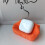Moderne oortelefoon-displaystandaard Schattig-Oranje 3