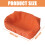 Présentoir de bureau élégant pour écouteurs fabriqué à-Orange 5