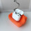 Moderne oortelefoon-displaystandaard Schattig-Oranje 7