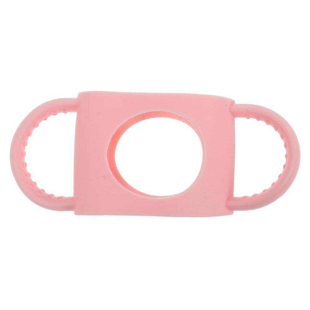 Silicone Baby Bottle Handle with Ergonomic Grip for Wide Neck Bottles, Removable and Shockproof