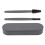 Grey Silicone Eyelash Brush Set Reusable Dustproof Container for Makeup 2