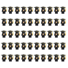 Elegant Doctoral Hat Themed Celebration Candy Boxes for-Black