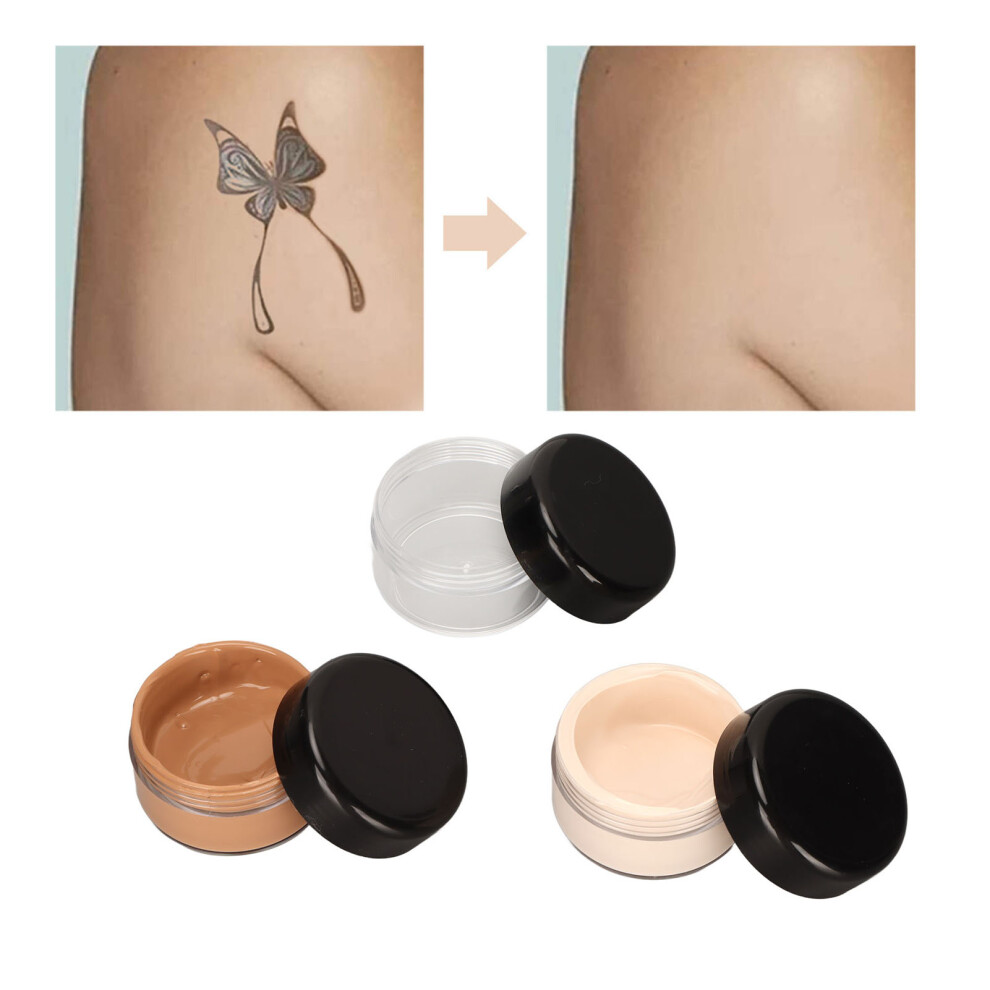 Waterproof Tattoos Concealer 2-Color Cover Up Makeup Brightening DIY Paste
