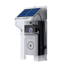 Video Doorbell with TwoWay Audio, Rain Cover, Solar Charging, for Home, Office, Villa, iOS & Android
