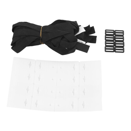 8 Sets Pool Solar Cover Reel Attachment Kit, 183cm Rope, Plastic 1