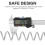 TSA Approved Luggage Lock 3 Digit Combination Security Cable for Travel Suitcases Backpacks White 2PCS 2