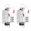 TSA Approved Luggage Lock 3 Digit Combination Security Cable for Travel Suitcases Backpacks White 2PCS 1