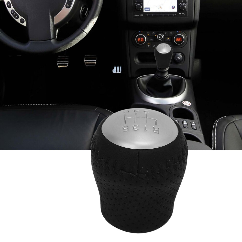 Manual Gear Shift Knob For Qashqai J10 X-Trail 2006-2013 Leather Design 5091390104121