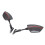 360 Rotation Motorcycle Rear View Mirror, Red, 8mm Base 5