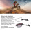360 Rotation Motorcycle Rear View Mirror, Red, 8mm Base 6