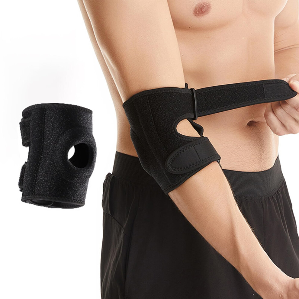 Elbow Brace for Tendonitis and Tennis Elbow Relief with Adjustable Dual Straps and Targeted Compression