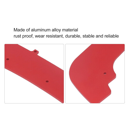 Aluminium RC Frontstoßstange Splitter für 1/7/8 Serie Rot 2