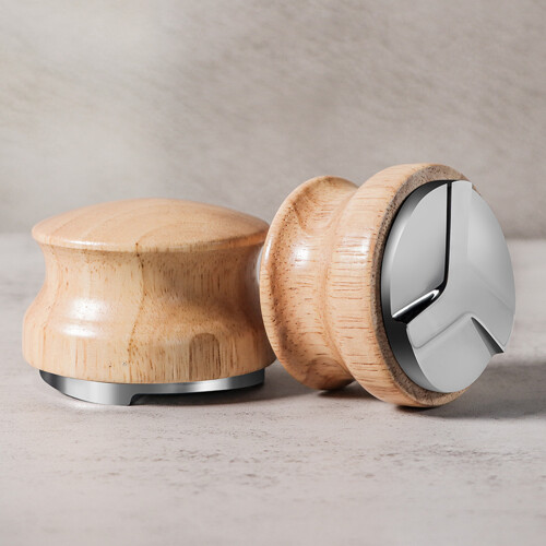 58mm Kaffeeverteiler Gummiholzgriff 1