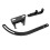 SBC SWP Alternator Bracket Set Black 3pc Steel 6