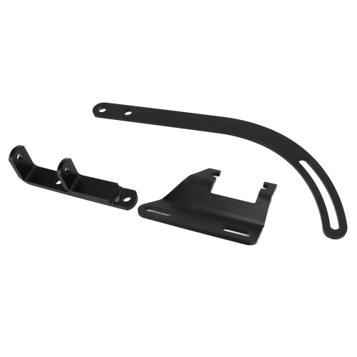 SBC SWP Alternator Bracket Set Black 3pc Steel