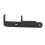 SBC SWP Alternator Bracket Set Black 3pc Steel 2