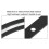 SBC SWP Alternator Bracket Set Black 3pc Steel 15