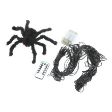 LED-Spinnennetzlichter Warmweiß Wasserfest Fernbedienung für Halloween