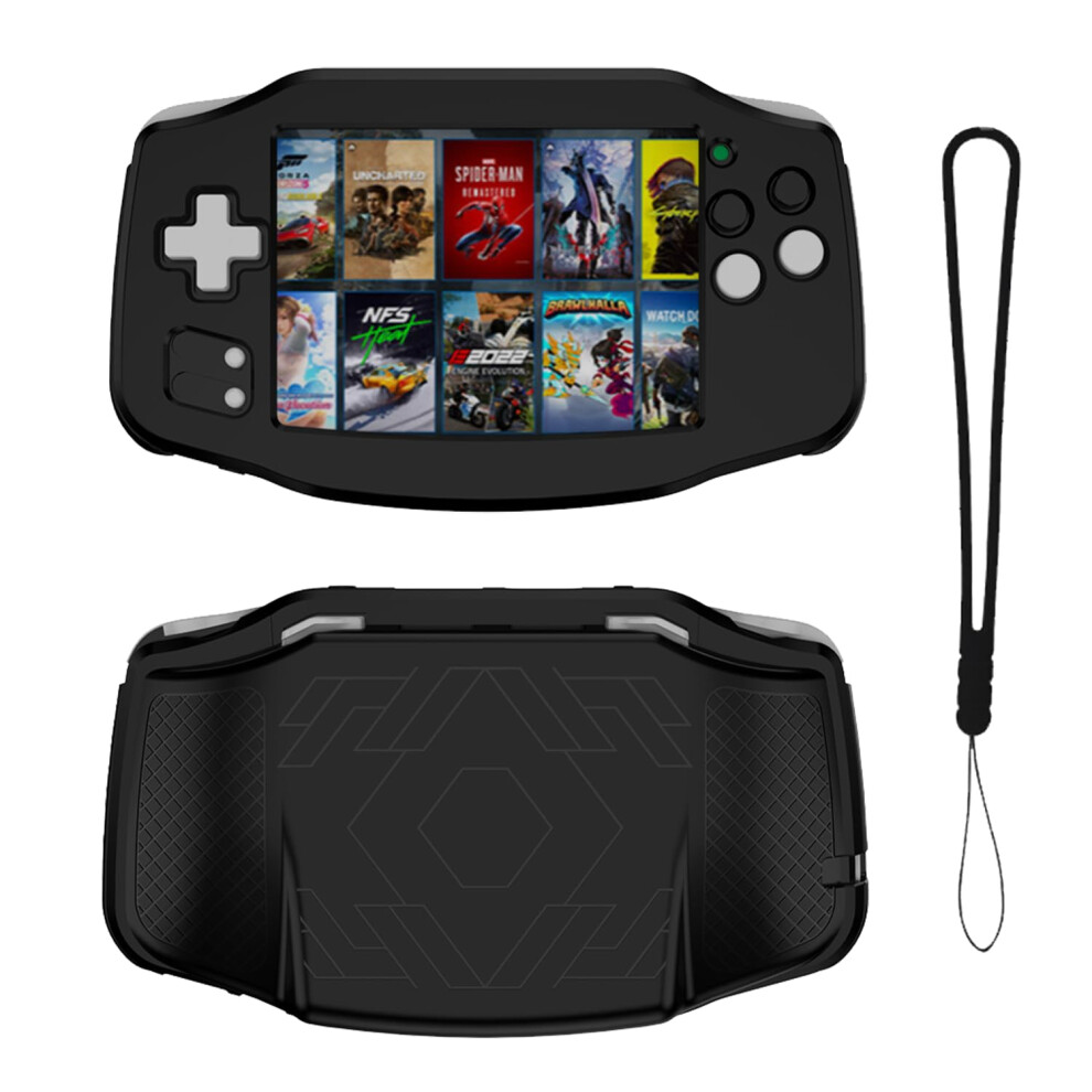 Protective Case For Anbernic Rg34xx, Shockproof Antidrop Scratchresistant Silicone Cover, Black 9092120391541