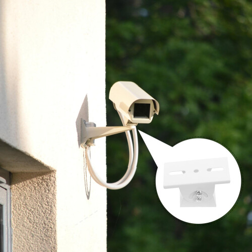 Security Camera Wall Mount Bracket with 360 Rotation, Heavy Duty Metal Support, Easy Installation 2