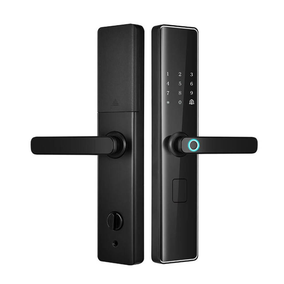 Smart Door Lock With Fingerprint Password Unlock, Keyless Entry Electronic Door Lock For Home 9455672882620