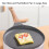 28cm Flat Bottom Aluminium Frying Pan with Handle for Even Heating 6