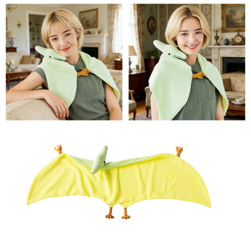 Creative Pterosaur Designs Soft Cotton Blanket For Home Office 1
