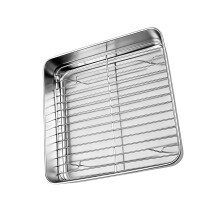 Stainless Steel Baking Tray With Smooth Designs-L Belt rack