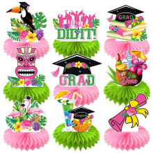 Ensemble de décoration de fête de Styles hawaïens,-9 décorations