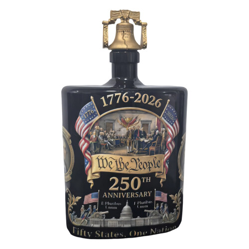 Commemorative 250 Year Anniversary Whiskeys Decanters-Black A