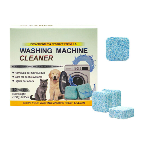 12 Tablets Powerful Washing Machine Cleaner Tablets For-1