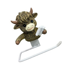 Boerderij Koe Toiletpapierrolhouder Decors Highlands Koe-1