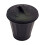 Mini Trash Bin Metal Build Convenient For Daily Needs-Black 1
