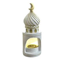 Brûleurs d'arômes d'encens en forme de tour de mosquée en résine