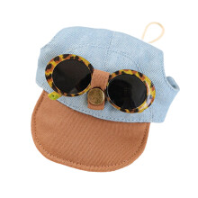 Pet Sun Hat Headgear Baseball Cap Breathable Fabric For-S 1