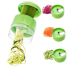 Handheld Rotary Cheese Grater With Ergonomic Designs And-Green