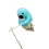 Charming Small Shark Tea Maker Tea Bag Cup Holder-Light Blue 1