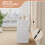 MCC Large Dressing Table Adjustable LED Mirror Vanity Table Make up Desk and Drawers  Toronto White 8