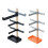 Space Saving Bike Equipment Display Rack For Storing-Black 2