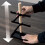 Space Saving Bike Equipment Display Rack For Storing-Black 5