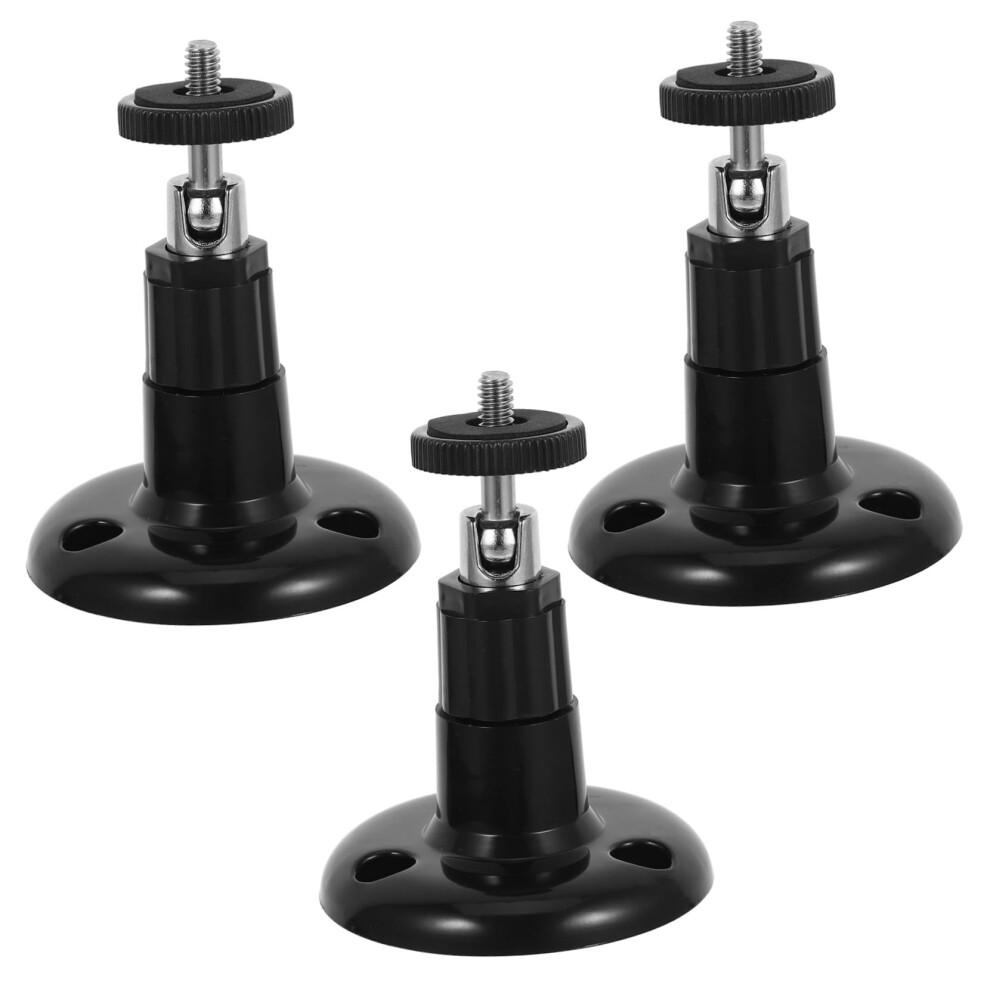 3Pcs Adjustable Security Camera Wall Mount Bracket For Indoor Use, Spacesaving Design 9455672882934